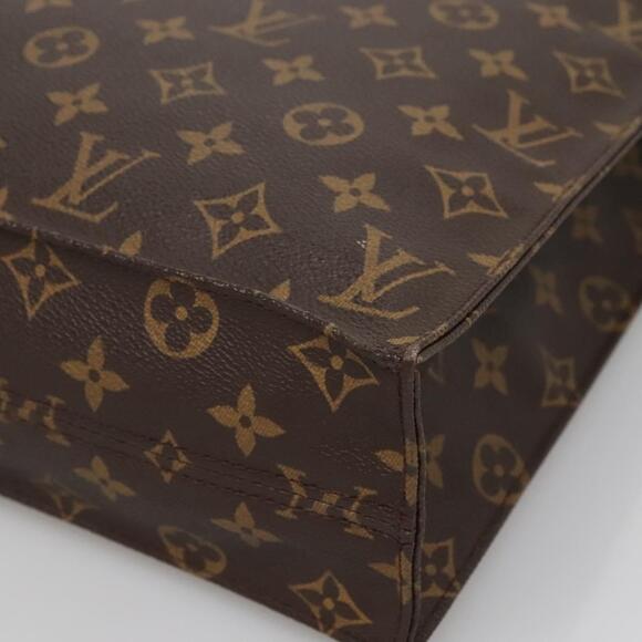 LOUIS VUITTON Monogram Sac Plat Hand Bag M51140 - Picture 9 of 16